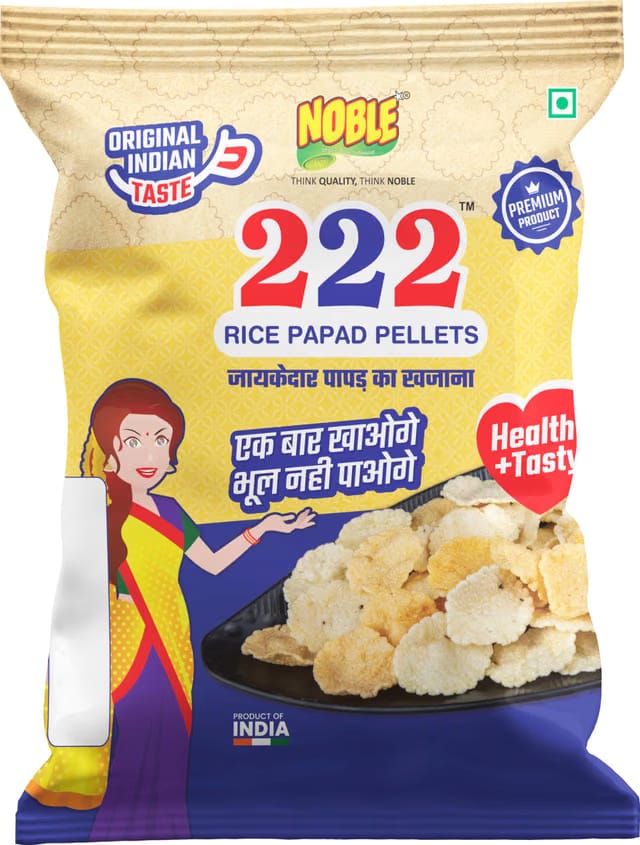 Noble 222 Rice Papad (Mini Appalam)