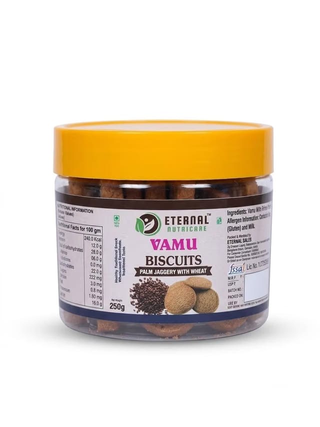 Eternal Nutricare Vamu Biscuits with Palm Jaggery & Wheat