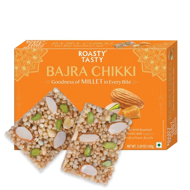 Roasty Tasty Pearl Millet Bars - Bajra Bite