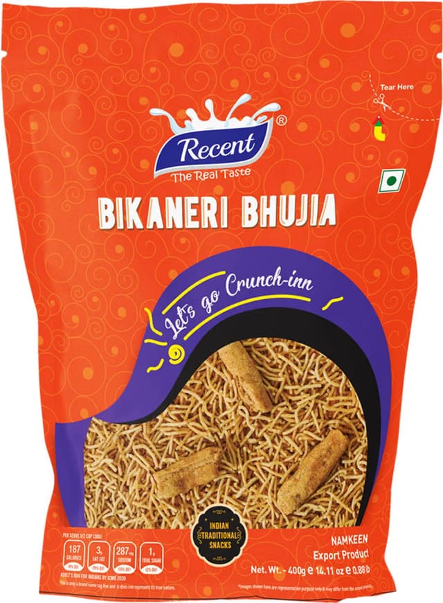 RECENT-THE REAL TASTE Bikaneri Bhujia