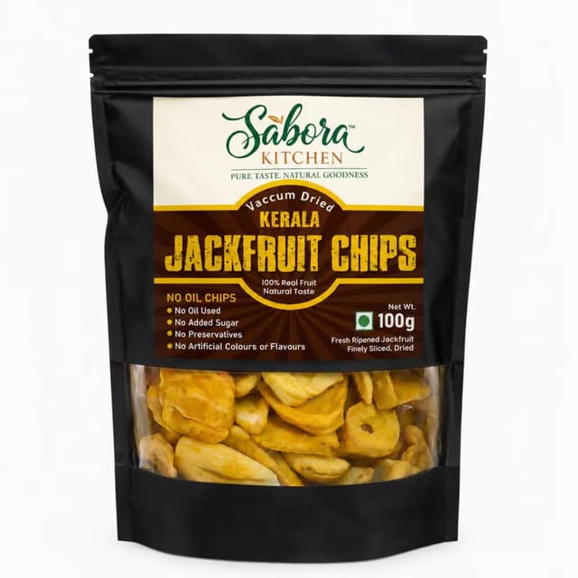 Sabora Kitchen Vacuum Dried Kerala Jackfruit Chips