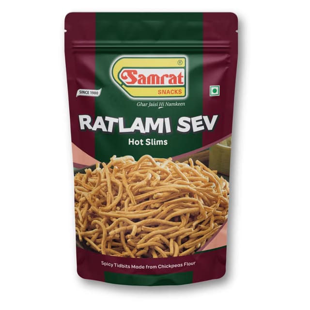 Samrat Ratlami Bhujia Sev – Spicy & Crispy Namkeen