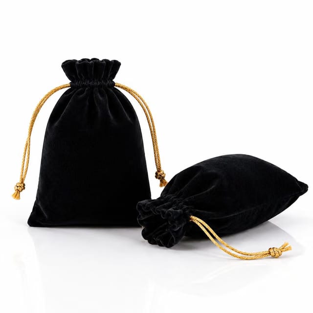 2 Pc Vibrant Velvet potli Bags for Return Gifts for ladies Women