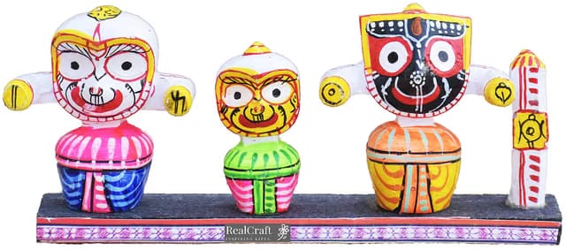 Lord Jagannath,Subhadra,Balabhadra Idol with Sudarshan Chakra
