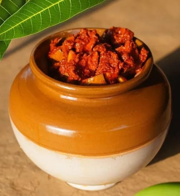 avakaya pickle andhra village style Mango Pickle (small, 300, gram)