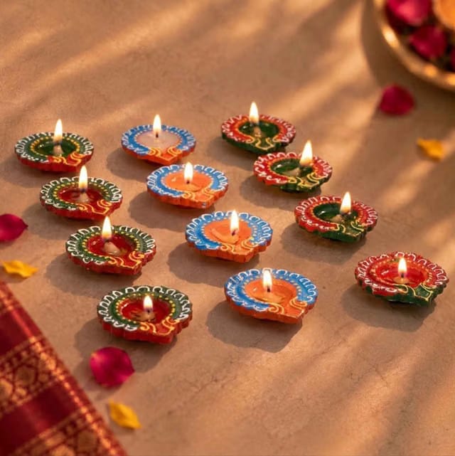 Designer Clay Wax Diya