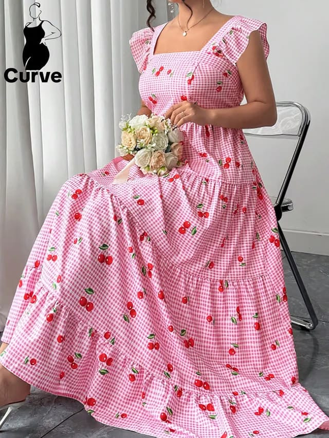 Women's Plus Size Slip Dress