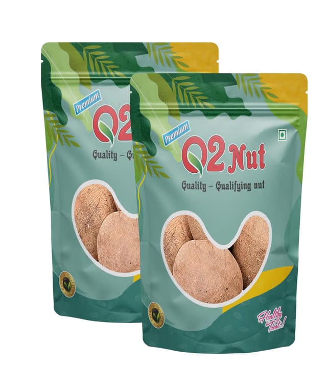 Q2 Nut Gola (Dry Coconut) 400 Grams – Gola For Pooja, Prasad & Bhog