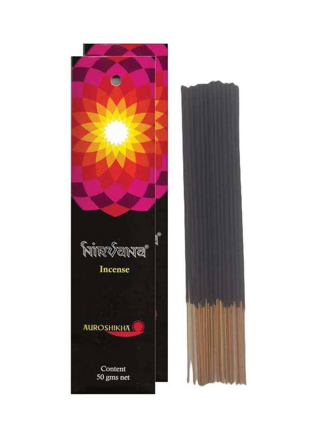 Auroshikha Nirvana Incense 100g , Fresh-Woody Fragrance |