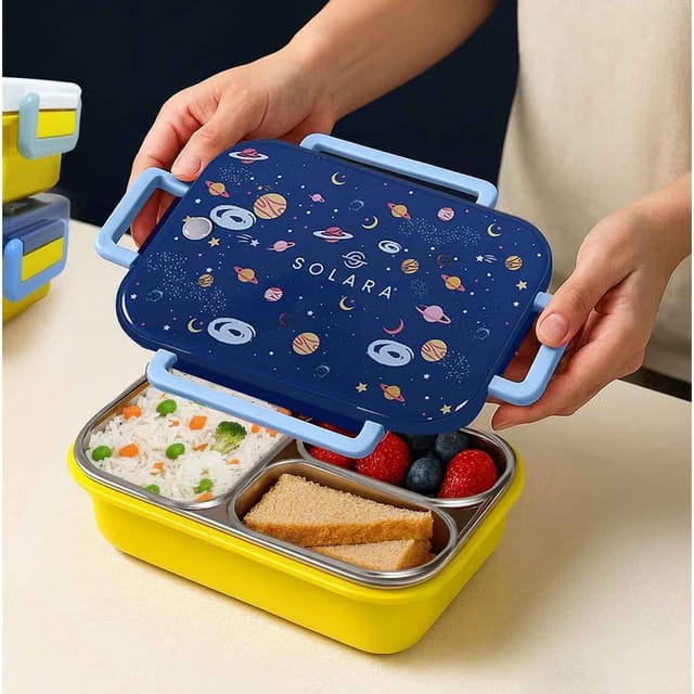 Premium Stainless Steel Lunch Box for Kids, Leak Proof