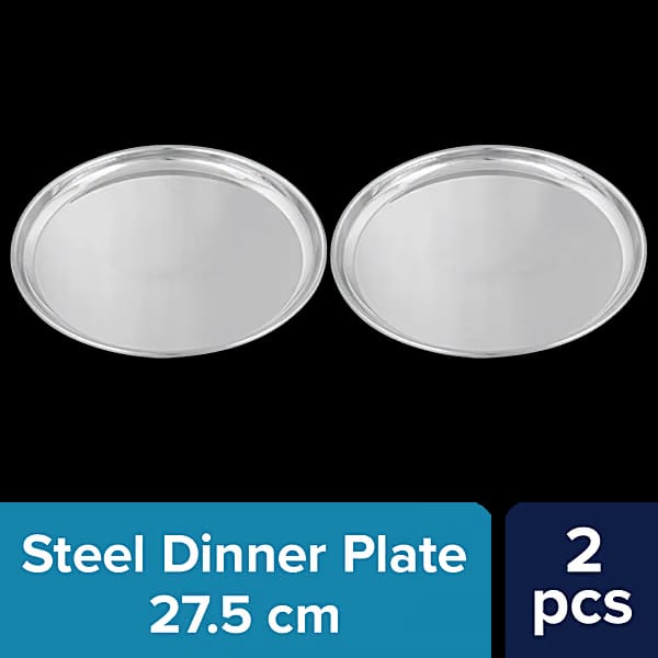 Dinner Plate/Thali - No. 12, Beggi China, Stainless Steel