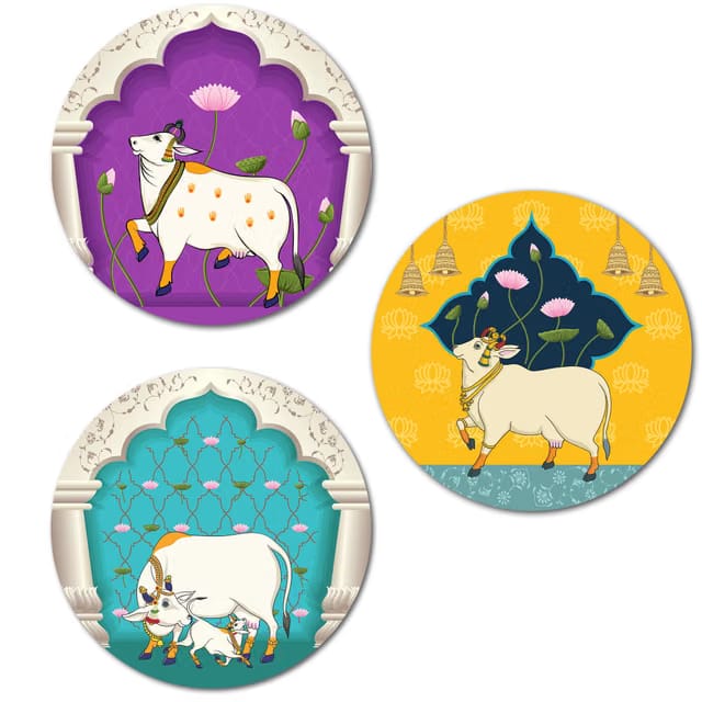 Rousrie Pichwai Art Painting Wall Hangings For Living Room