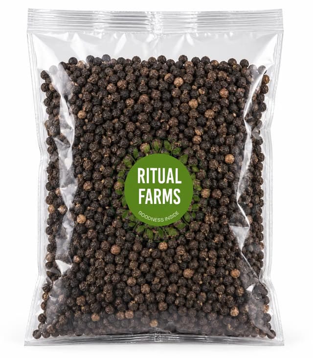 Ritual Farms Black Pepper Whole (Sabut Kali Mirch) from Idukki, Kerala