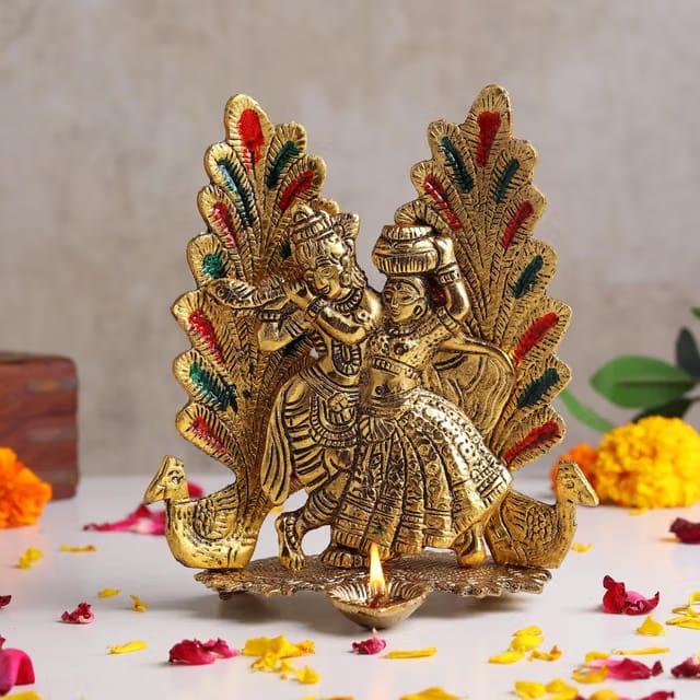 Habere India-All the Cultures Fabricating India Radha Krishna Idol & Figurine for Home