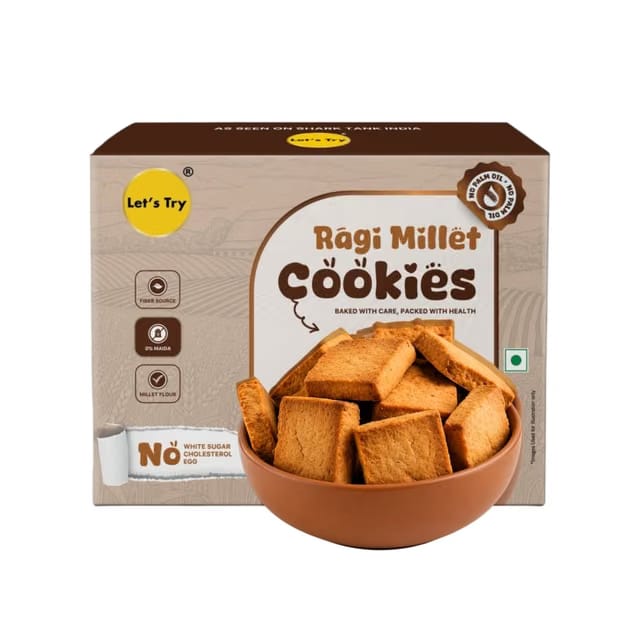 Let's Try Ragi Millet Cookies