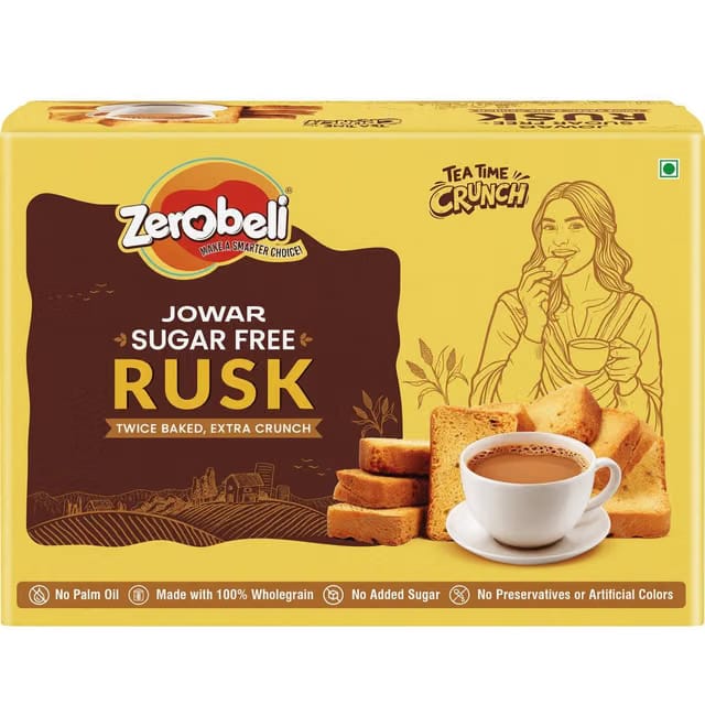 Zerobeli Sugar-Free Jowar Rusk
