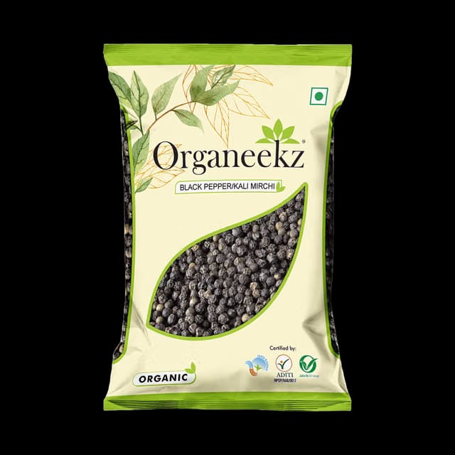Organeekz Organic Black Pepper /Kali Mirchi