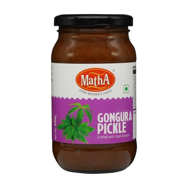 MathA Gongura Pickle No Added Preservatives Traditional Homemade Recipe Flavorful Gongura Pickle