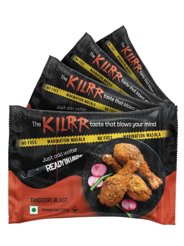 KILRR Chicken Marination - Tandoori Masala for 1Kg Chicken