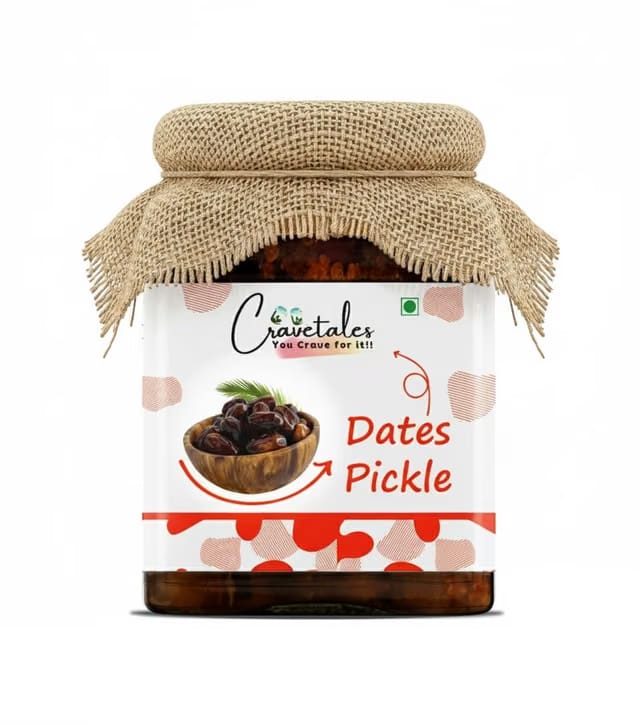 Cravetales Dates Pickle Khajoor Ka Achaar, 100% Natural Homemade, Tasty, Healthy, Unique Pickle