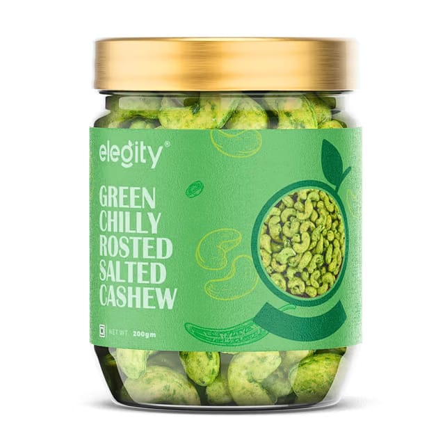 Green Chilly Roasted Cashews