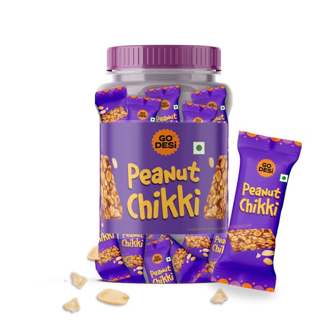 Go Desi Peanut Chikki Bar