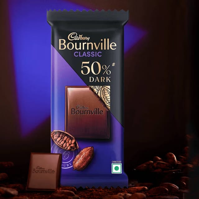 Cadbury Bournville Rich Cocoa 50% Dark Chocolate Bar
