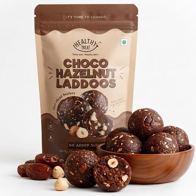 Healthy Treat Premium Hazelnut Chocolate Laddoos