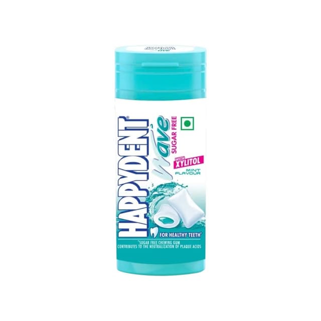 Happydent Wave Sugarfree Mint Chewing Gum