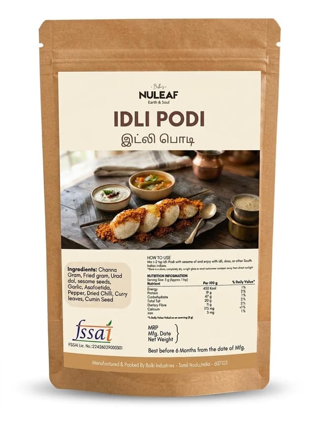 NULEAF Traditional Idli Podi