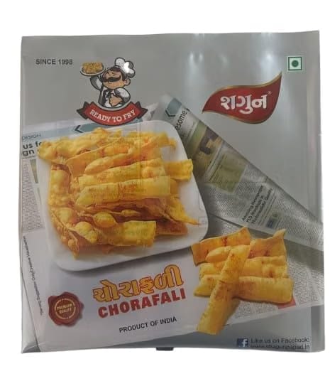 Shgun Chorafali Gujarati Snack, Ready To Fry 500g Pouch