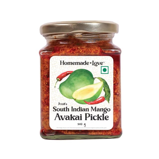 Homemade Love Mango Avakai Pickle