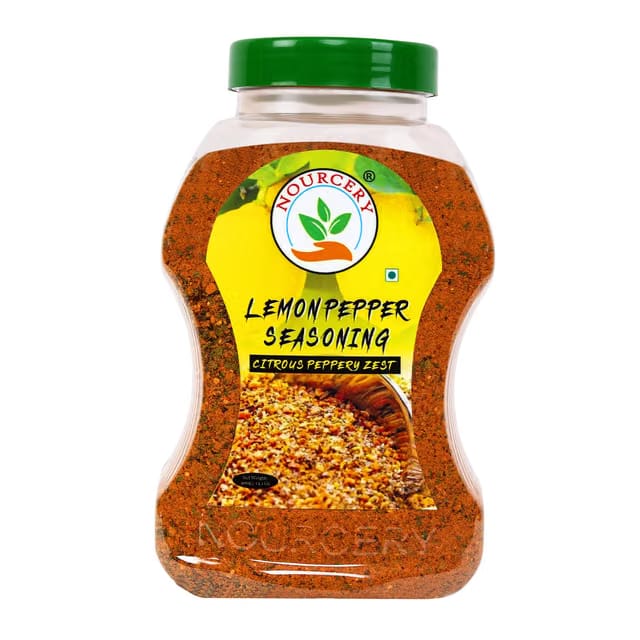 Nourcery Lemon Pepper Seasoning, 400gm (MCCORMICK brand Citrous Peppery Zest)