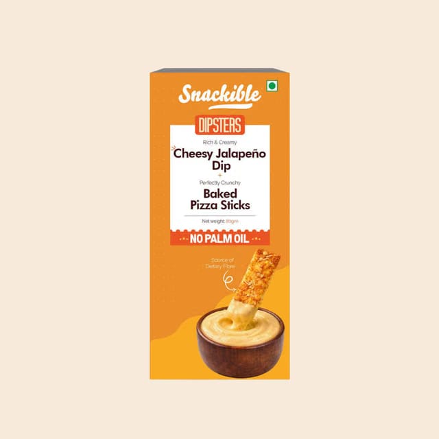 Snackible Baked Pizza Sticks With A Cheesy Jalapeno Dip