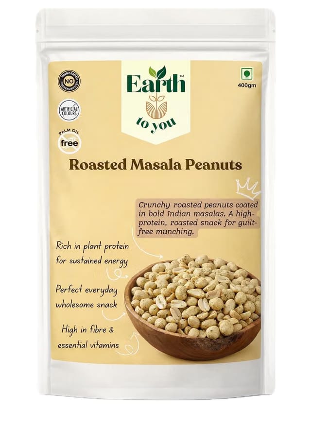 EarthToYou Roasted Masala Peanuts