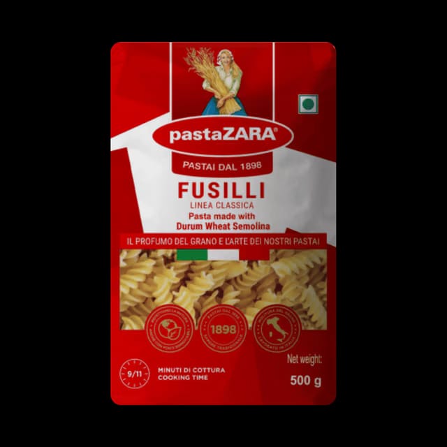 PastaZARA Fusilli - Authentic Italian Pasta
