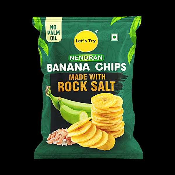 Let's Try Nendran Banana Chips - Made With Rock Salt