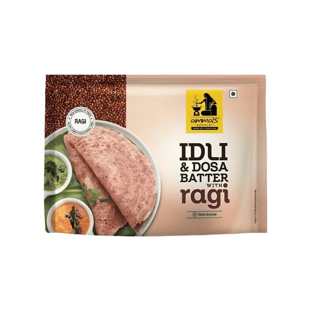 Amma's Special Idli/Dosa Batter with Ragi