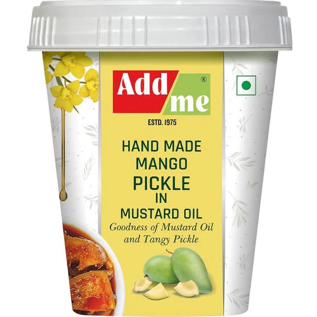 Add me Hand Made Dry Mango Pickle 500g in mustard oil Sukha North Indian Aam ka Achar Mango Pickle