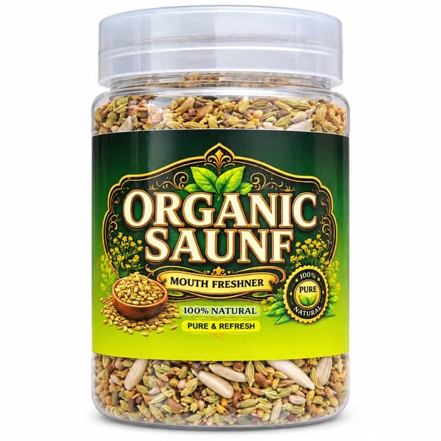 Richi Organic Saunf Mouth Freshener, Natural Seed Mix Mukhwas