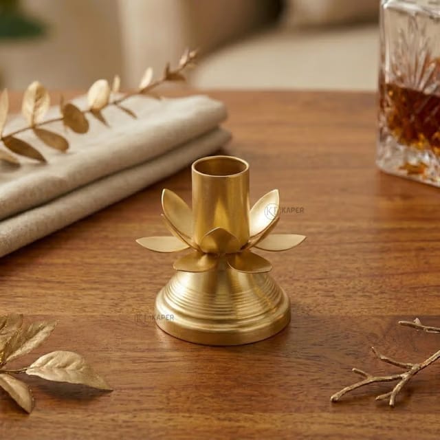 Golden Candle Holder 2.5 Inch