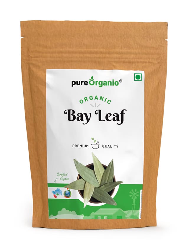 Pure Organio Organic Bay Leaf Whole (Tej Patta)