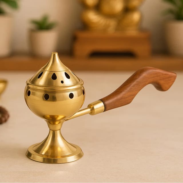 Traditional Brass Dhoop Dani