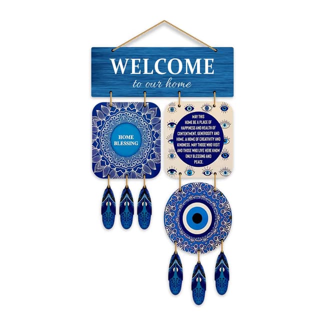 Kaameri Bazaar Evil Eye Hanging for Home Entrance, Wall Hanging for Entrance Door and Living Room