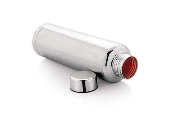 Silverglow 1000ml Copper Water Bottle with Stainless Steel Outer