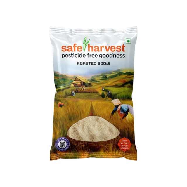 Safe Harvest Pesticide-Free Roasted Sooji/Rava
