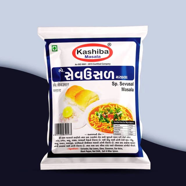 KASHIBA MASALA Sev Usal Masala – The Authentic Spice Blend for Spicy & Tangy Sev Usal!