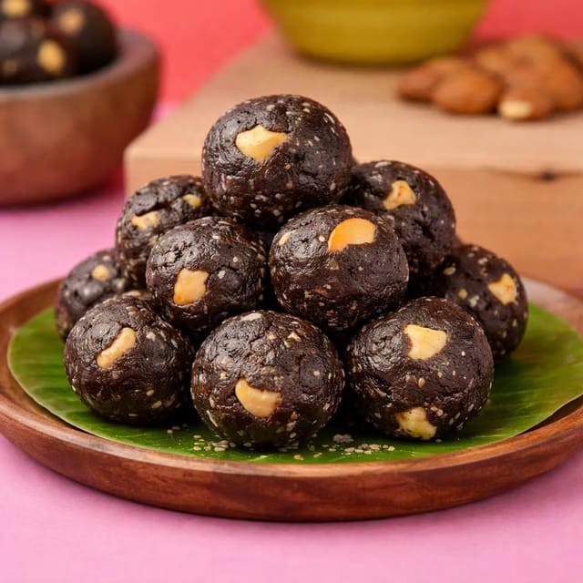 Sreshta Farms Black Sesame Laddu (Til Laddu)