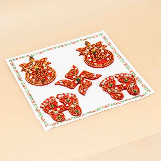 Kalash Charan Swastik Sticker