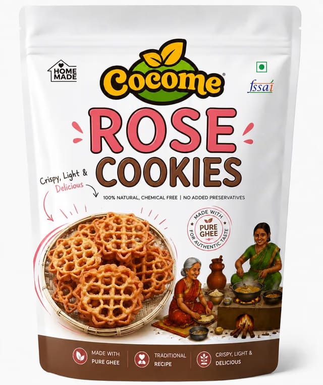 COCOME - Handmade Rose Cookies (Achappam)